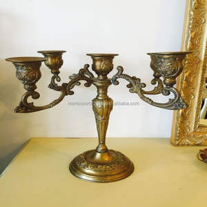 Candelabro de Metal Hecho a Mano, Elegante y Lujoso, Centro de Mesa Decorativo para Mesa de Comedor, Sala de Estar, Bodas, Navidad - Product Image 3