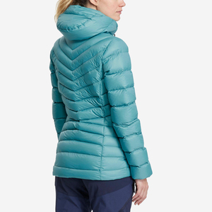 Nouvelle conception – Doudoune matelassée bleu ciel à capuche pour femme, coupe-vent, manteau d'hiver en duvet, vêtement d'extérieur tendance - Product Image 3