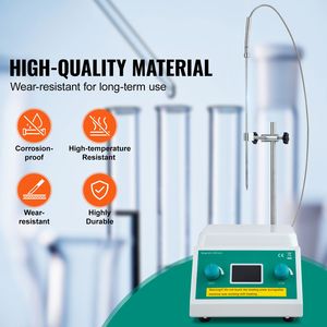 Agitatore Magnetico con Piastra Riscaldante 2000mL, 0-2000 RPM, Max 212°F/100°C, Display LED, per Uso in Laboratorio - Product Image 4