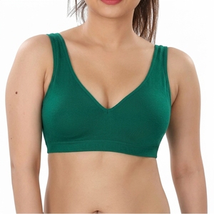 Soutien-gorge de sport sans couture personnalisé pour femme, rembourré, haute élasticité, pour yoga, gym, fitness, entraînement, vêtements de sport, fournisseur de marque privée - Product Image 6