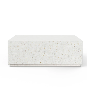 Table basse rectangulaire moderne en terrazzo et béton, ensemble de mobilier d'extérieur moderne fabriqué au Vietnam, prix B2B - Product Image 2