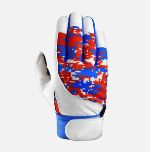 Guantes Deportivos de Dedo Completo, Rojos, Blancos y Azules con Estrellas y Rayas, Impresión por Sublimación, Antideslizantes, de Poliéster, Unisex, para Todas las Estaciones - Product Image 2