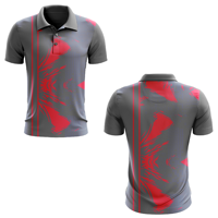 Chemise décontractée pour homme à manches courtes, imprimée, 100 % polyester durable, respirante, de qualité supérieure, vente en gros