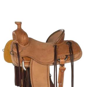 Silla de Montar a Caballo de Cuero Genuino Premium con Forro de Lana Suave, Diseño Ergonómico, Reforzada y Cómoda - Product Image 3