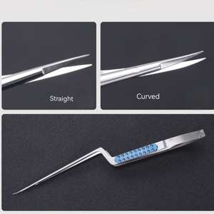 Tijeras Microquirúrgicas Manuales en Forma de Pistola de Acero Inoxidable y Titanio, Instrumento de Plástico para Cirugía Cerebral de Dentavex - Product Image 2