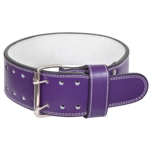 Ceinture de fitness en cuir 4" 6" avec soutien lombaire rembourré, trous ajustables, respirante, enveloppante, pour haltérophilie, ajustement universel - Product Image 3