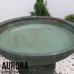 Garden Outdoor Eco-Friendly Bird Bath Ceramic Outdoor Decorative Planter From Vietnamese Factory - Product Image 3