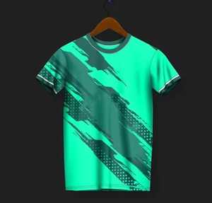 Men's Short Sleeve O-Neck <b>T</b>-<b>Shirt</b> Geometric Pattern <b>Silk</b> Screen Printing Quick Dry Anti-Shrink Regular Fit Polyester Knitted - Product Image 6