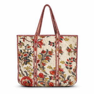 Le Souvenirs - Bolso de Mano Personalizado para Mujer, Acolchado, de Terciopelo, Reversible, para Invierno, Primavera y Verano, Estilo Bohemio Vintage, con Forro de Lona y Cierre de Cremallera - Product Image 1