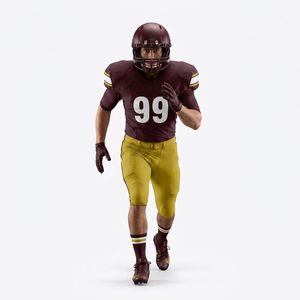 Meilleurs uniformes de football américain personnalisés, maillots de rugby à manches courtes, vêtements d'équipe bleu clair, vêtements de sport de football américain - Product Image 5