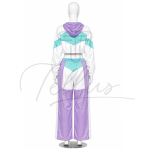 Conjunto Deportivo Informal de Invierno para Mujer, Talla Grande, Transpirable, Ligero, 100% Nailon, con Capucha y Cierre de Cordón, Marca Tellus Apparel - Product Image 2