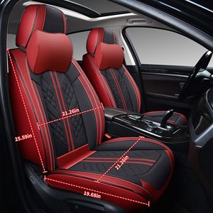 Fundas de Asiento de Coche de Piel Sintética Premium, Paquete de 2 para Asientos Delanteros, Ajuste Universal para la Mayoría de los Sedanes, SUVs y Camionetas - Product Image 6