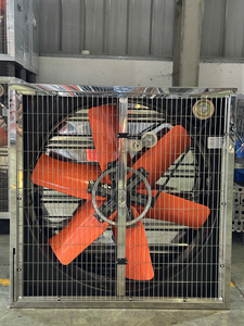 SHRV-1100 (44 Inch) Galvanised Steel Fiberglass Wall-Mounted Axial <b>Fan</b> with Ball Bearing Electric 220V/380V OEM/ODM - Product Image 4
