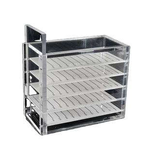 Yageli ชั้นวางขนตาปลอมพร้อมฝาเลื่อนแสดงขนตาปลอมทำจากอะคริลิคใสออกแบบได้ตามต้องการ - Product Image 1