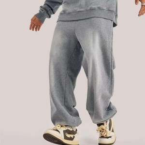 Pantalones Jogger Anchos de Felpa Francesa con Lavado Ácido, Personalizados para Ropa Urbana, 360 420 500gsm, de Tela Flexible - Product Image 6