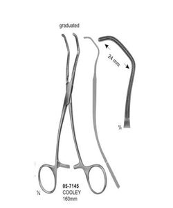 Pinza Cooley Atraumática de 160 mm, Pinza Hemostática Vascular de Acero Inoxidable Quirúrgico, Reutilizable, OEM, ODM - Product Image 1