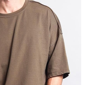 Camisetas Casuales Oversize de Última Moda, 100% Algodón, Tejido Worsted, Diseño con Letras, Anti-Pilling, Más Vendidas - Product Image 3