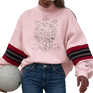 Women Comfortable Oversized <b>Mock</b> <b>Neck</b> <b>Top</b> Warm Cozy Relaxed Fit Loose Cut Stylish Daily Wear Contemporary Clothing - Product Image 1