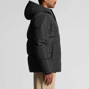 Wholesale OEM Service Design Pakistan Custom Nylon Bubble Jacket Quilted Winter Men Removeable Hooded Puffer Jackets Canvas 2026 - Product Image 6