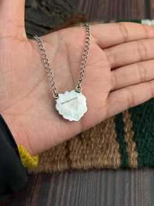 Heart Collection Kingman Turquoise <b>Necklace</b> Sterling Silver Handmade Southwestern <b>Boho</b> Statement Jewelry Gift for Her - Product Image 3