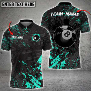 Camiseta Sublimada Transpirable MARKAKRALI con Diseño Personalizable de Bolas de Billar y Calaveras - Product Image 5