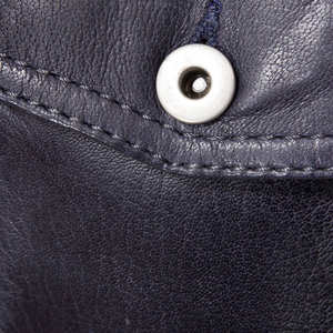 Blouson en cuir vintage pour homme avec fermeture éclair avant et col rabattable, style streetwear, meilleure vente, veste d'hiver - Product Image 4