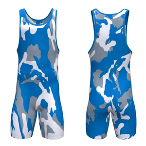 Singlet de Lucha Unisex con Cuello en V y Doble Tirante, Personalizado con Sublimación, Spandex/Poliéster, Transpirable y Ecológico - Product Image 4