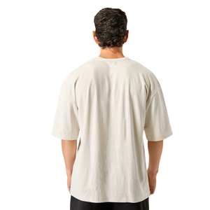 เสื้อยืดแขนสั้นผู้ชายไซส์ใหญ่ ทรงหลวม สไตล์ลำลอง สตรีทแฟชั่น ผ้าฝ้าย เหมาะสำหรับออกกำลังกาย ฝึกซ้อม รับผลิตแบบ OEM ขายส่งจำนวนมาก - Product Image 3