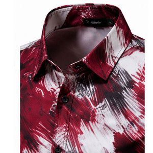 Chemise vintage imprimée pour homme de qualité supérieure avec une coupe moderne, un tissu doux au toucher et un look streetwear tendance pour la mode de tous les jours - Product Image 3