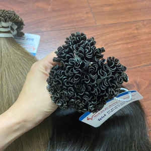 Extensions de cheveux à la kératine U-Tip couleur tendance, double épaisseur, cuticules alignées, cheveux humains Remy vietnamiens - Product Image 2