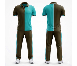 Conjunto de Uniforme de Cricket con Opciones de Diseño de Sublimación Ilimitadas |   Uniforme de Cricket para Hombres, Mujeres y Jóvenes, Camiseta Polo y Pantalones, Conjunto Completo para Equipo - Product Image 4