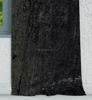 Rideaux occultants extra longs de style américain noir luxueux, écologiques, anti-poussière, à passe-tringles, sur mesure pour fenêtres
