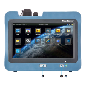 เครื่องทดสอบใยแก้วนำแสงแบบพกพา EXFO MaxTester 730C สำหรับผู้ผลิต OEM พร้อมช่วงไดนามิก 39 dB สำหรับเครือข่าย FTTx - Product Image 4