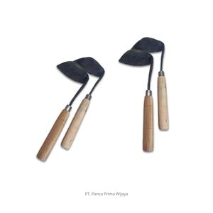 Mini-sarcloir OEM de haute qualité pour le désherbage, lame en acier de 13,5 cm, largeur de 7 cm, outil manuel en acier massif avec manche en bois pour l'élimination de l'herbe - Product Image 2
