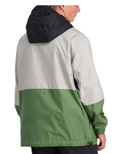 Chaqueta Cortavientos Premium Ligera Resistente al Agua, Anorak con Logotipo Personalizado, Chaqueta de Media Cremallera para Senderismo, Viajes y Actividades al Aire Libre para Hombre - Product Image 4