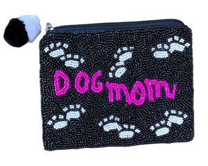 Fantaisie Nouveau Design Élégant Maman Chien Mini Sac À Fermeture Éclair Belle À La Mode De Luxe À La Main Perlé Broderie Artisanat Hiba Entreprises - Product Image 1