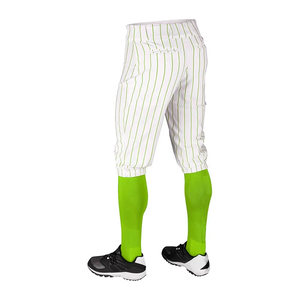 Pantalon de baseball unisexe professionnel pour baseball/softball, respirant, anti-humidité, séchage rapide, imprimé par sublimation, rayé - Product Image 4