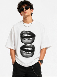 T-shirt pour homme surdimensionné avec impression personnalisée, style streetwear, jersey de coton respirant, col rond, manches courtes, t-shirt graphique - Product Image 2