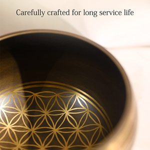 Meilleure vente Bol chantant à sept chakras en laiton massif fait à la main Bol de guérison spirituelle pour la thérapie sonore Méditation religieuse - Product Image 6