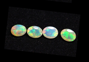 Opale d'Éthiopie attrayante, forme ovale 8x6mm, taille facetée, pierre en vrac, prix de gros, pierre précieuse - Product Image 4