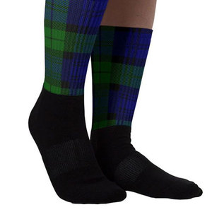 <b>Black</b> Watch Tartan Modern Style Scottish Highland Kilt Hose <b>Socks</b> Comfortable Custom Handmade <b>Socks</b> Bulk Supply - Product Image 6