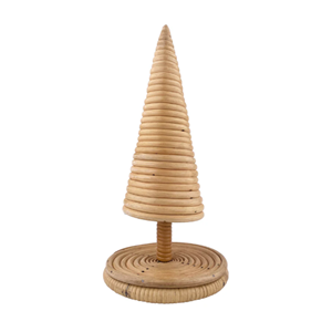Sapin de Noël rustique élégant, décorations de Noël en rotin, décoration de maison écologique pour les fêtes, vente en gros depuis l'usine du Vietnam - Product Image 3