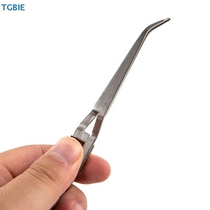 ชุดเครื่องมือแหนบสแตนเลสเกรดผ่าตัดแบบล็อคได้ ยี่ห้อ Ametrine สำหรับงานเชื่อมเครื่องประดับ ซ่อมแซมงานฝีมือ ทนทานต่อการกัดกร่อน 1 ชุด - Product Image 4