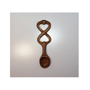 Cuchara de Té de Madera Natural, Ecológica, Hecha a Mano, para Café, Té, Azúcar, Especias, Cuchara Medidora, Utensilio de Cocina con Acabado Liso - Product Image 1