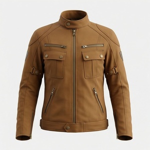 Chaqueta de Motociclista de Cuero Genuino para Hombre de la Mejor Calidad, Nueva Colección de Invierno, Chaquetas de Motocicleta con Protecciones Desmontables Personalizadas - Product Image 1