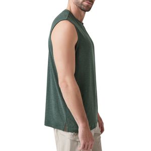 Custom Wholesale Men Fitness Tank <b>Top</b> Loose Breathable Athletic Training 100% Cotton Anti-UV Quick Dry OEM ODM - Product Image 4