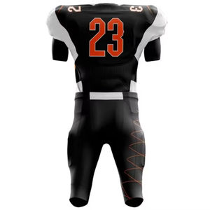 Uniforme de football américain pour hommes adultes de haute qualité à bas prix, respirant, à séchage rapide, pour l'été, fabriqué en 100% polyester - Product Image 3