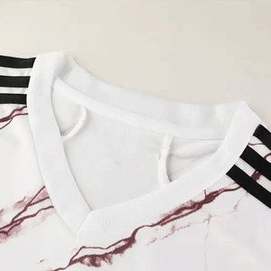 ชุดฟุตบอลแบบปรับแต่งได้พร้อมชื่อทีมและโลโก้ตำแหน่งด้านหน้าโดยใช้เทคโนโลยีการตัดอัตโนมัติ - Product Image 5