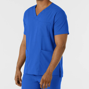 Fashionable Design Multi Pocket <b>Scrub</b> <b>Top</b> & Pants Uniform Dental Uniform <b>Scrub</b> Men <b>Scrub</b> Set Medical Uniforms - Product Image 3