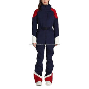 Traje de Esquí de Nieve Personalizado de Lujo 2026 para Mujer, Mono Cálido de una Pieza con Chaqueta y Pantalones para Deportes de Invierno - Product Image 2